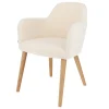 Sessel Flaminia Stoff weiß