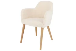 Sessel Flaminia Stoff weiß