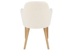 Sessel Flaminia Stoff weiß
