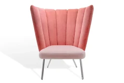 Sessel Gaia Calice Cord rosa