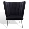 Sessel Gaia Calice Samt blau