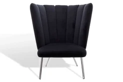 Sessel Gaia Calice Samt blau