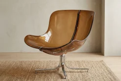 Sessel Glow braun transparent