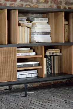 Sideboard Oscar Teak massiv B 224 cm