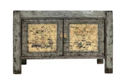 Sideboard Shanxi grau flower 130cm