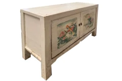 Sideboard Shanxi weiß flower 130cm