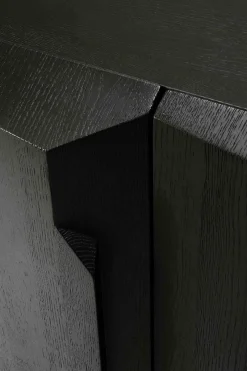 Sideboard Stairs Eiche schwarz B 150 cm