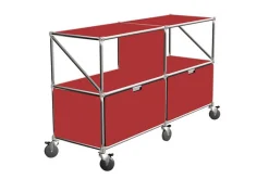 Sideboard System 180 rot B 148,5 cm