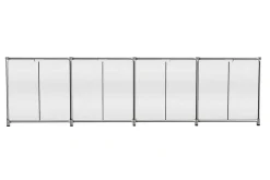 Sideboard System 180 weiß B 291 cm