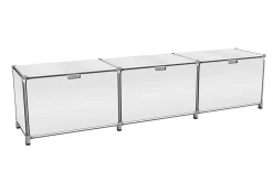 Sideboard System 180 weiß B 219 cm