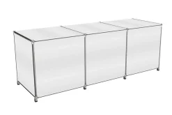 Sideboard System 180 weiß B 219 cm