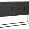 Sideboard Timeless Black Teak schwarz B 158cm