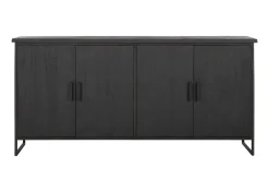 Sideboard Timeless Black Teak schwarz B 190cm