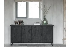 Sideboard Timeless Black Teak schwarz B 190cm