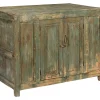 Sideboard Vintage grün gelb