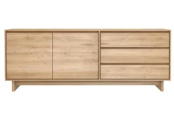 Sideboard Wave Eiche massiv B 205 cm