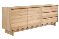 Sideboard Wave Eiche massiv B 205 cm