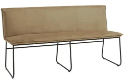 Sitzbank Benny Stoff braun 180 cm
