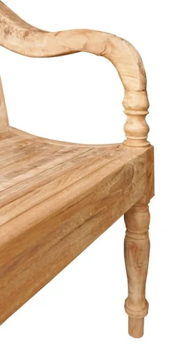 Sitzbank Flower Teak natur ca 130 cm