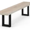 Sitzbank Laytham Eiche White Wash 140cm