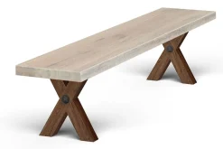 Sitzbank Ydun Eiche White Wash 180cm