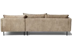 2-Sitzer mit Recamiere BOO Cord beige