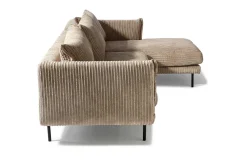 2-Sitzer mit Recamiere BOO Cord beige