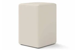 Sitzhocker Basic Leder creme