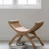 Sitzhocker Cleopatra Teakholz B 105 cm