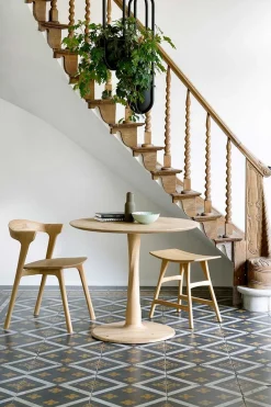 Sitzhocker Osso Eiche H 48 cm