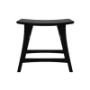 Sitzhocker Osso Eiche schwarz H 48 cm