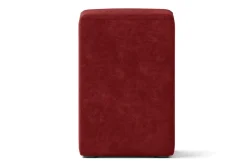 Sitzhocker Samt bordeaux