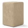 Sitzhocker Samt creme
