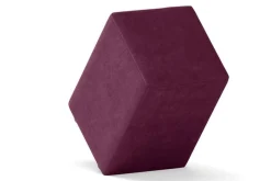 Sitzhocker Samt lila