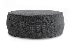 Sitzkissen Silky Outdoor rund grau