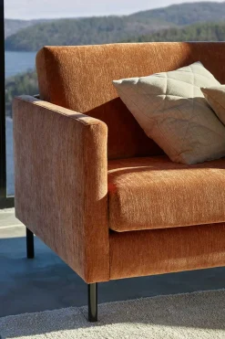 Sofa 4 Sitzer Impala Stoff Moss rost