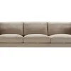 Sofa 3,5 Sitzer Sigrid Exclusiv Leder sand