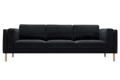 Sofa 3,5 Sitzer Sigrid Stoff dunkelgrau