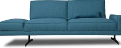 Sofa Aurelia 2,5 Sitzer Stoff blau
