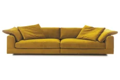 Sofa Fantasma 3 Sitzer Samt gold