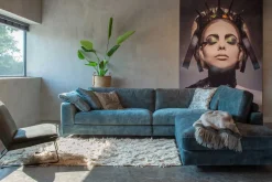 Sofa Fantasma 3 Sitzer Samt gold