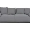 Sofa Gigi 3 Sitzer Stoff grau