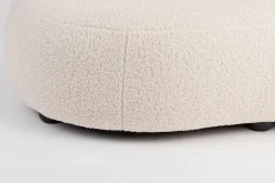 Sofa Noxx 2 Sitzer Boucle Stoff weiss