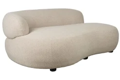 Sofa Noxx 2 Sitzer Boucle Stoff beige