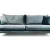 Sofa Rosalie 3 Sitzer Samt petrol