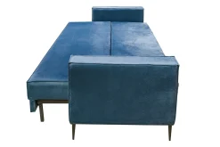 Sofa Tori mit Schlaffunktion blau