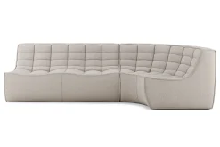 Sofakombination N701 Stoff beige