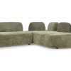 Sofakombination Palma Stoff olive