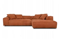 Sofakombination Than Leder terracotta