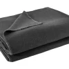 Soft-Fleece Decke 110 x 150 cm anthrazit meliert